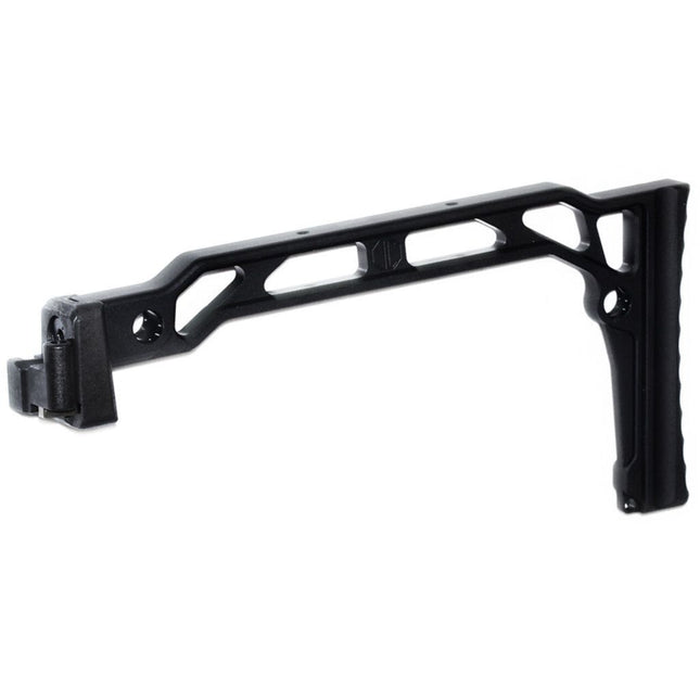 5KU 206mm SS-8R Stil Kolbenkappe Schaft Geeignet für D-Boys GHK LCT CYMA AK Serie Gewehre Airsoft Schwarz