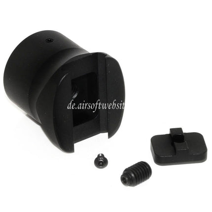 5KU M4 Gewehrschaft Pufferrohradapter Geeignet für Cybergun SIG MCX / MPX AEG Gewehre Airsoft Schwarz
