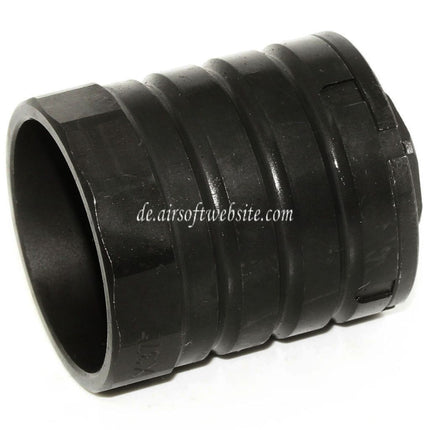 5KU 48mm 360 X37 Mündungsbremse Mündungsfeuerdämpfer mit Blast Shield Geeignet für -14mm CCW Gegen den Uhrzeigersinn Lauf Gewehre Airsoft Schwarz