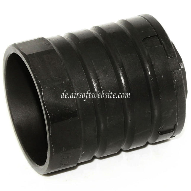 5KU 48mm 360 X37 Mündungsbremse Mündungsfeuerdämpfer mit Blast Shield Geeignet für -14mm CCW Gegen den Uhrzeigersinn Lauf Gewehre Airsoft Schwarz