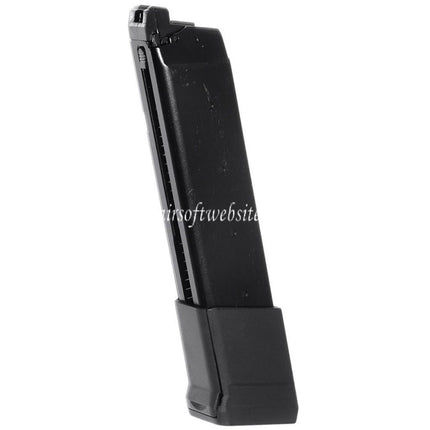 APS EMG 34rd Co2 Magazin Geeignet für G17 G18C G34 G35 G-Serie GBB Pistolen Airsoft Schwarz