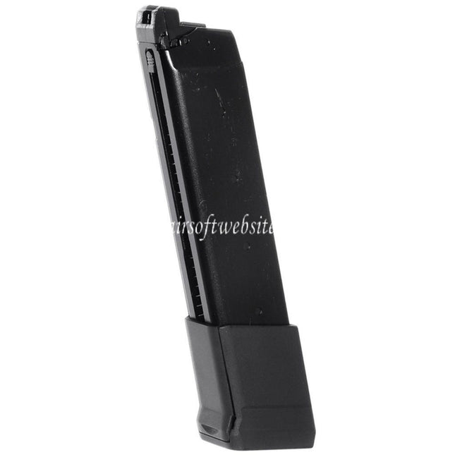 APS EMG 34rd Co2 Magazin Geeignet für G17 G18C G34 G35 G-Serie GBB Pistolen Airsoft Schwarz