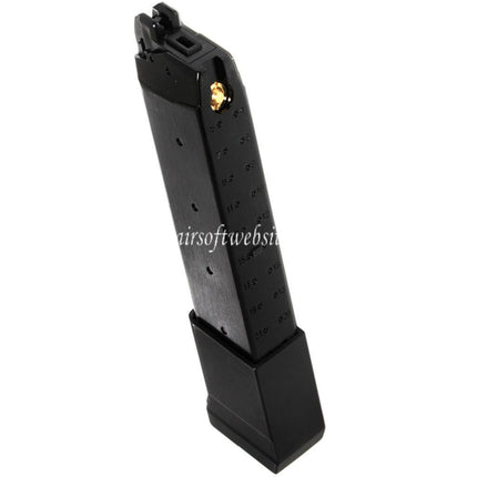APS EMG 34rd Co2 Magazin Geeignet für G17 G18C G34 G35 G-Serie GBB Pistolen Airsoft Schwarz