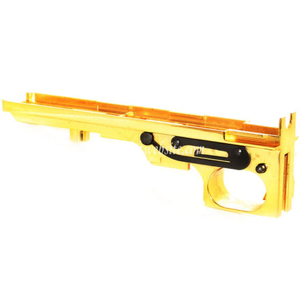 King Arms CNC Aluminum Empfänger Unterkörper Geeignet für King Arms Thompson M1A1 Military / M1928 Chicago  Serie AEG Gewehre Airsoft Gold