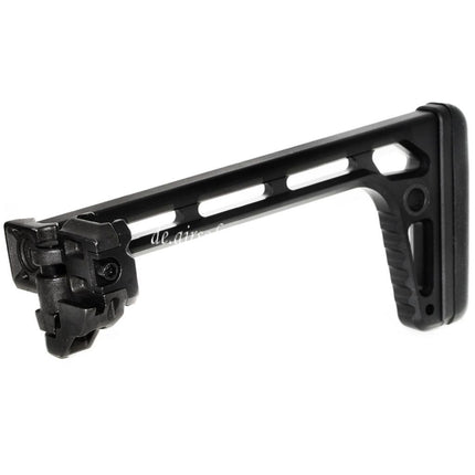 5KU 205mm Minimalistischer Klappschaft Geeignet für MCX / MPX M1913 Picatinny Schienensystem Gewehre Airsoft Schwarz