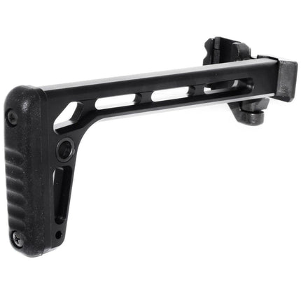 5KU 205mm Minimalistischer Klappschaft Geeignet für MCX / MPX M1913 Picatinny Schienensystem Gewehre Airsoft Schwarz