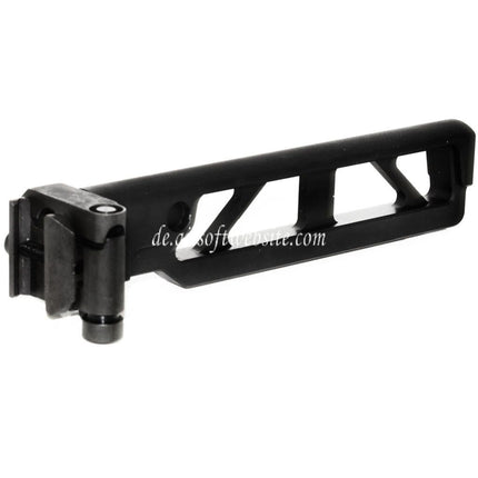 5KU 162mm ST-6 Stil AR M4 Schaft mit Klappmechanismus Geeignet für M1913 Picatinny Schienensystem Gewehre Airsoft Schwarz