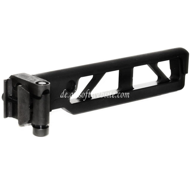 5KU 162mm ST-6 Stil AR M4 Schaft mit Klappmechanismus Geeignet für M1913 Picatinny Schienensystem Gewehre Airsoft Schwarz