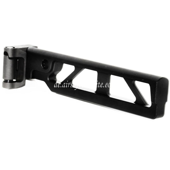 5KU 162mm ST-6 Stil AR M4 Schaft mit Klappmechanismus Geeignet für M1913 Picatinny Schienensystem Gewehre Airsoft Schwarz