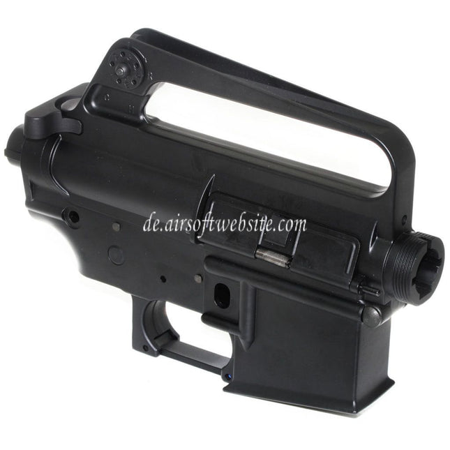 E&C M16VN Oberer Untere Metall Körperempfänger Geeignet für E&C Tokyo Marui M4 M16 Serie AEG Gewehre Airsoft Schwarz