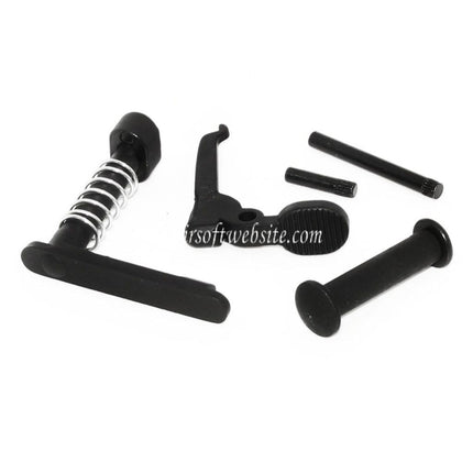 E&C M16A2 Oberer Untere Metall Körperempfänger Geeignet für E&C Tokyo Marui M4 M16 Serie AEG Gewehre Airsoft Schwarz