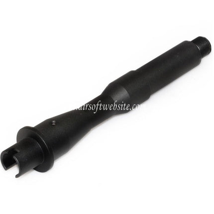 5KU 7 Zoll Aluminium CQB Außenlauf -14mm CCW Gegen den Uhrzeigersinn Geeignet für Tokyo Marui M4 MWS GBB Gewehre Airsoft Schwarz