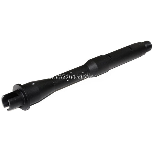 5KU 8.25/8.7 Zoll Aluminium Außenlauf -14mm CCW Gegen den Uhrzeigersinn Geeignet für Tokyo Marui M4 MWS GBB Gewehre Airsoft Schwarz