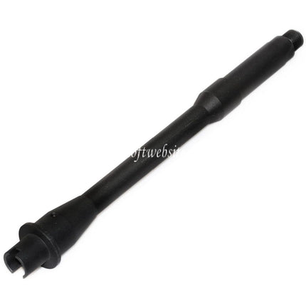 5KU 10.3 Zoll Aluminium Außenlauf -14mm CCW Gegen den Uhrzeigersinn Geeignet für Tokyo Marui M4 MWS GBB Gewehre Airsoft Schwarz