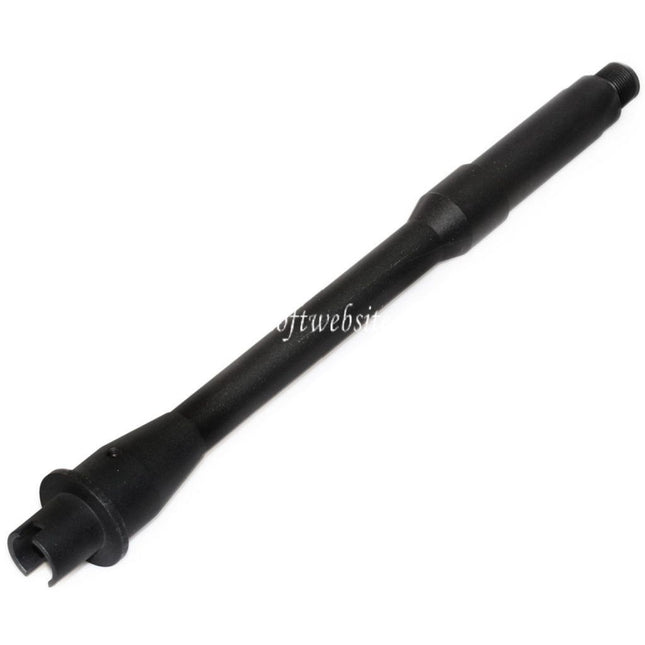 5KU 10.3 Zoll Aluminium Außenlauf -14mm CCW Gegen den Uhrzeigersinn Geeignet für Tokyo Marui M4 MWS GBB Gewehre Airsoft Schwarz