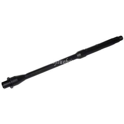 5KU 14.25/14.5 Zoll Aluminium Mid-Length Außenlauf -14mm CCW Gegen den Uhrzeigersinn Geeignet für Tokyo Marui M4 MWS GBB Gewehre Airsoft Schwarz