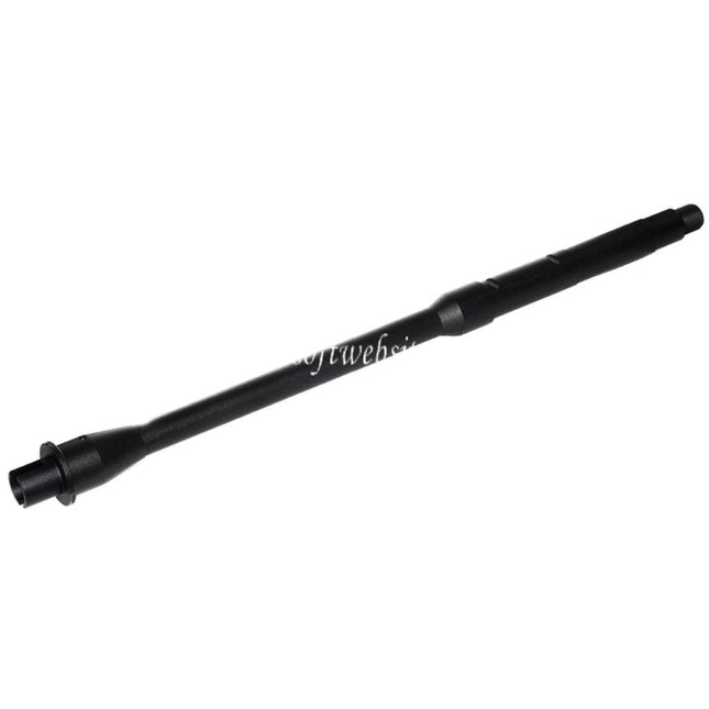 5KU 14.25/14.5 Zoll Aluminium Mid-Length Außenlauf -14mm CCW Gegen den Uhrzeigersinn Geeignet für Tokyo Marui M4 MWS GBB Gewehre Airsoft Schwarz