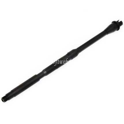 5KU 16 Zoll Aluminium Leichtgewichtige Karabinerlänge Außenlauf -14mm CCW Gegen den Uhrzeigersinn Geeignet für Tokyo Marui M4 MWS GBB Gewehre Airsoft Schwarz