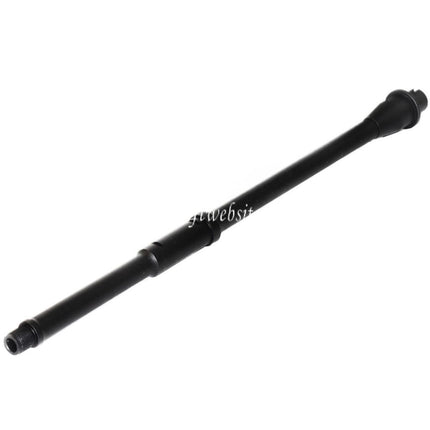 5KU Light Weight 16/16.25 Aluminium Mid-Length Außenlauf -14mm CCW Gegen den Uhrzeigersinn Geeignet für Tokyo Marui M4 MWS GBB Gewehre Airsoft Schwarz