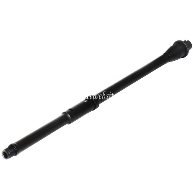 5KU Light Weight 16/16.25 Aluminium Mid-Length Außenlauf -14mm CCW Gegen den Uhrzeigersinn Geeignet für Tokyo Marui M4 MWS GBB Gewehre Airsoft Schwarz