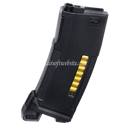 PTS 150rd Mid-Cap Enhanced Polymer Magazin mit MAGPOD Grundplatte Geeignet für M4 M16 Serie AEG Gewehre Airsoft Schwarz