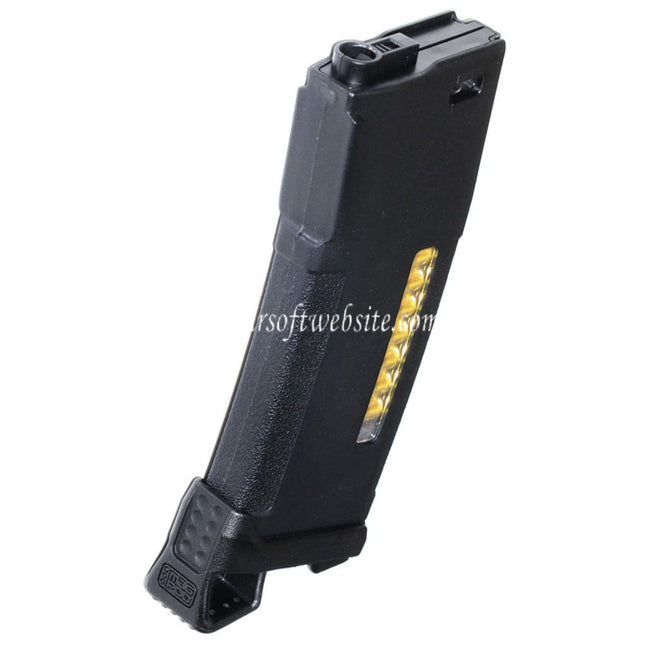 PTS 150rd Mid-Cap Enhanced Polymer Magazin mit MAGPOD Grundplatte Geeignet für M4 M16 Serie AEG Gewehre Airsoft Schwarz