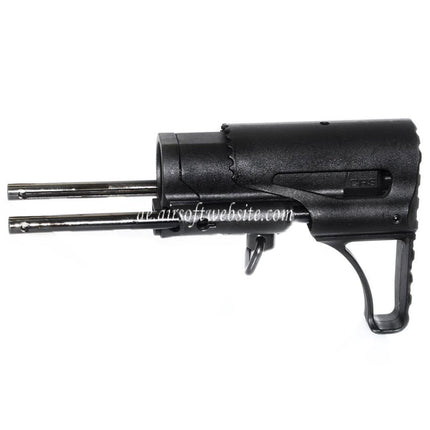 APS CRS PDW Stil Zusammenklappbarer Gewehrschaft Geeignet für M4 M16 AEG Gewehre Airsoft Schwarz