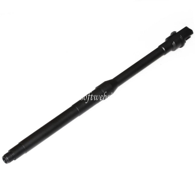 APS 14.25/14.75 Zoll Außenlauf -14mm CCW Gegen den Uhrzeigersinn Geeignet für APS ASR PER Serie M4 M16 AEG Gewehre Airsoft Schwarz