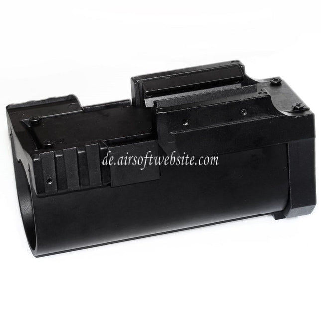 Airsoft Website 132mm Aluminium Gasbetrieben 40mm M203 Mini Granatwerfer