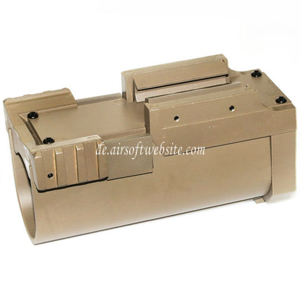 Airsoft Website 132mm Aluminium Gasbetrieben 40mm M203 Mini Granatwerfer