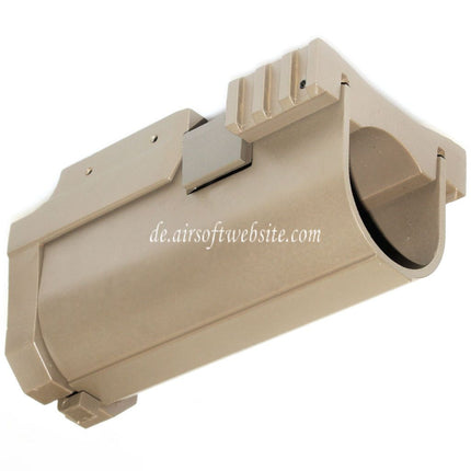 Airsoft Website 132mm Aluminium Gasbetrieben 40mm M203 Mini Granatwerfer