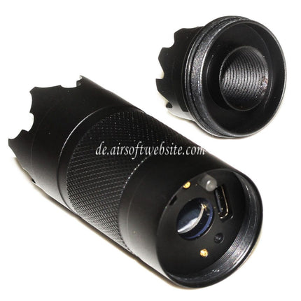 5KU DPMN Schalldämpfer Spitfire Tracer -14mm Gegen den Uhrzeigersinn mit USB