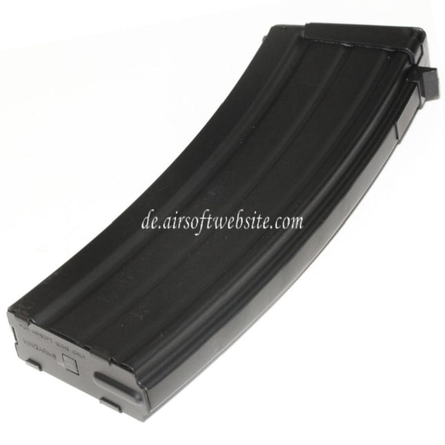 King Arms 130rd Mid-Cap Magazin Geeignet für King Arms GALIL Serie AEG Gewehre Airsoft Schwarz