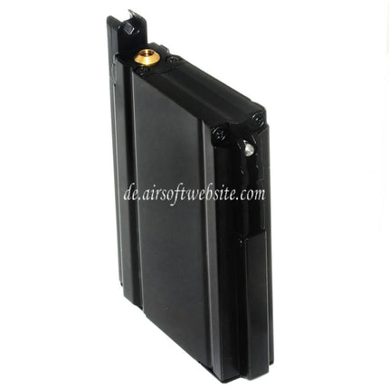 King Arms 25rd Gas Magazin Geeignet für Tanaka KJW King Arms MDT/M700 Scharfschützengewehre Airsoft Schwarz