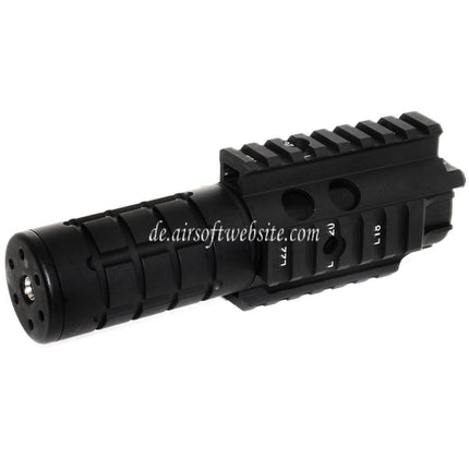 APS 166mm Mini Patriot Vorderes Kit äußerer Lauf Free Float Handschutz Schienen System Geeignet für APS ASR Tokyo Marui M4 M16 Serie AEG Gewehre Airsoft Schwarz