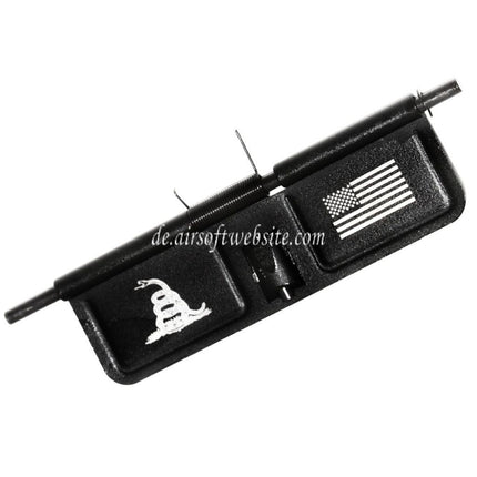 APS Empfänger Staubschutz (Verschiedene Stile) Geeignet für APS ASR Tokyo Marui M4 M16 Serie AEG Gewehre Airsoft Schwarz