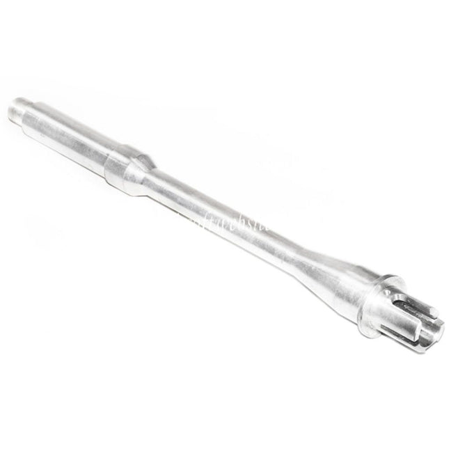 Battleaxe 265mm/280mm M4 CQB Außenlauf -14mm CCW Gegen den Uhrzeigersinn Geeignet für M4 AEG Gewehre Airsoft Silber