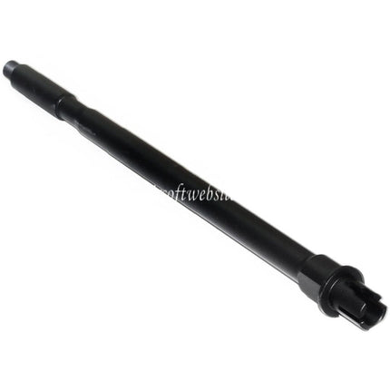 Battleaxe 360mm/375mm M4A1 Außenlauf -14mm CCW Gegen den Uhrzeigersinn Geeignet für M4 AEG Gewehre Airsoft Schwarz
