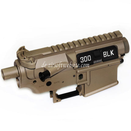 E&C Devgru N4 Oberer Untere Metall Körperempfänger M-Lok Schienen Handschutz System Set Geeignet für E&C Tokyo Marui M4 M16 Serie AEG Gewehre Airsoft