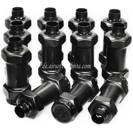 APS HAKKOTSU 12 Stück Thunder B Co2 Schall Granate Dumbbell Stielhandgranate Paket mit Kern