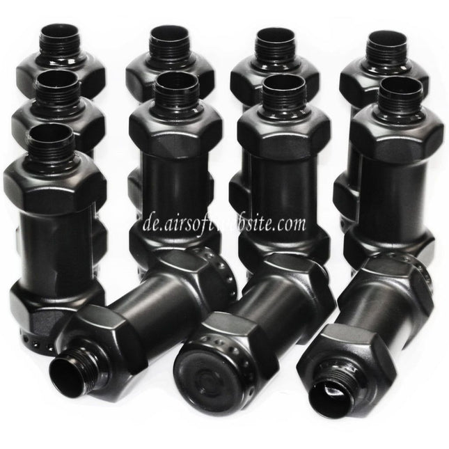 APS HAKKOTSU 12 Stück Thunder B Co2 Schall Granate Dumbbell Stielhandgranate Paket mit Kern