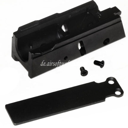 Guns Modify GM CNC Stahl Frontbasis geeignet für Tokyo Marui G17 G18C Serie GBB Pistolen Airsoft