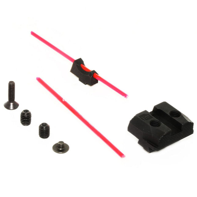 Guns Modify GM SA Stil CNC Stahl Fiberglasvisier Set Geeignet für WE Tokyo Marui G-Serie GBB Pistolen Airsoft