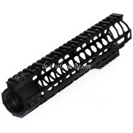 CYMA 256mm 10 Zoll M-LOK RAS Handschutz schienen system Geeignet für CYMA VFC GHK Tokyo Marui M4 M16 Serie AEG Gewehre Airsoft Schwarz