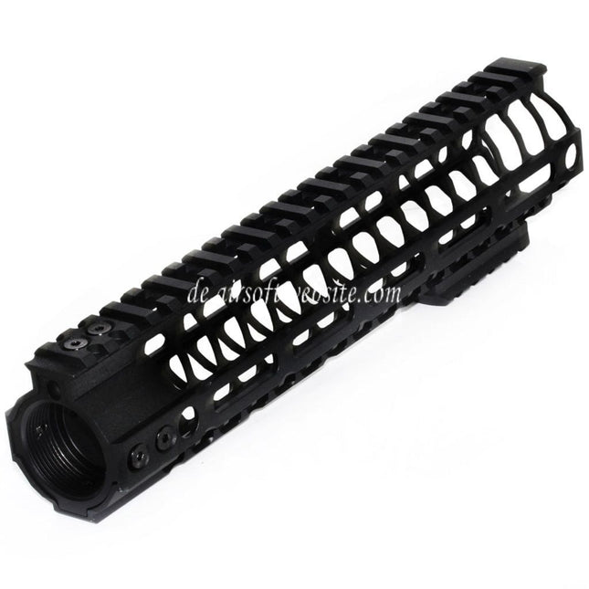 CYMA 256mm 10 Zoll M-LOK RAS Handschutz schienen system Geeignet für CYMA VFC GHK Tokyo Marui M4 M16 Serie AEG Gewehre Airsoft Schwarz