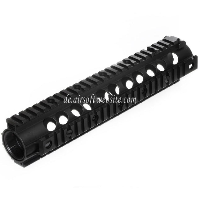 CYMA 273mm SR16 URX RAS Handguard 4-seitiger Handschutz system Geeignet für CYMA Tokyo Marui M4 M16 Serie AEG Gewehre Airsoft Schwarz