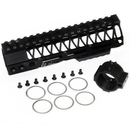 CYMA 185mm 7 Zoll M-LOK RAS Handschutz schienen system Geeignet für CYMA VFC GHK Tokyo Marui M4 M16 Serie AEG Gewehre Airsoft Schwarz