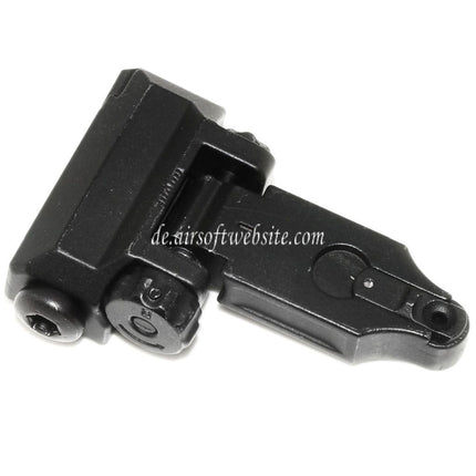 Airsoft Website ST Stil Hochklappen Klappbare Kimme Geeignet für 20mm Picatinny Schiene Gewehre