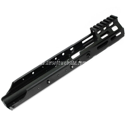 Airsoft Website CNC Aluminum 300mm KC Stil MREX M-LOK Handschutz schienen system Geeignet für Double Bell BY-805 VFC WE-Tech Tokyo Marui SCAR Serie AEG GBB Gewehre