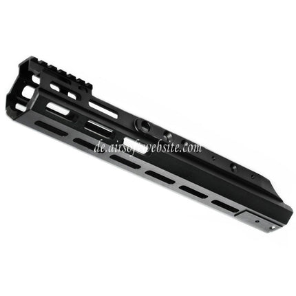 Airsoft Website CNC Aluminum 300mm KC Stil MREX M-LOK Handschutz schienen system Geeignet für Double Bell BY-805 VFC WE-Tech Tokyo Marui SCAR Serie AEG GBB Gewehre